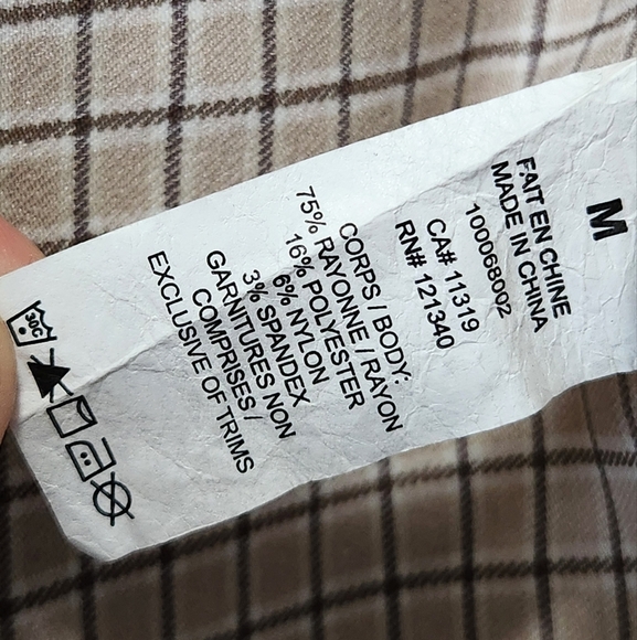 Garage Size M Plaid Slit Beige Mini Skirt - Picture 7 of 11